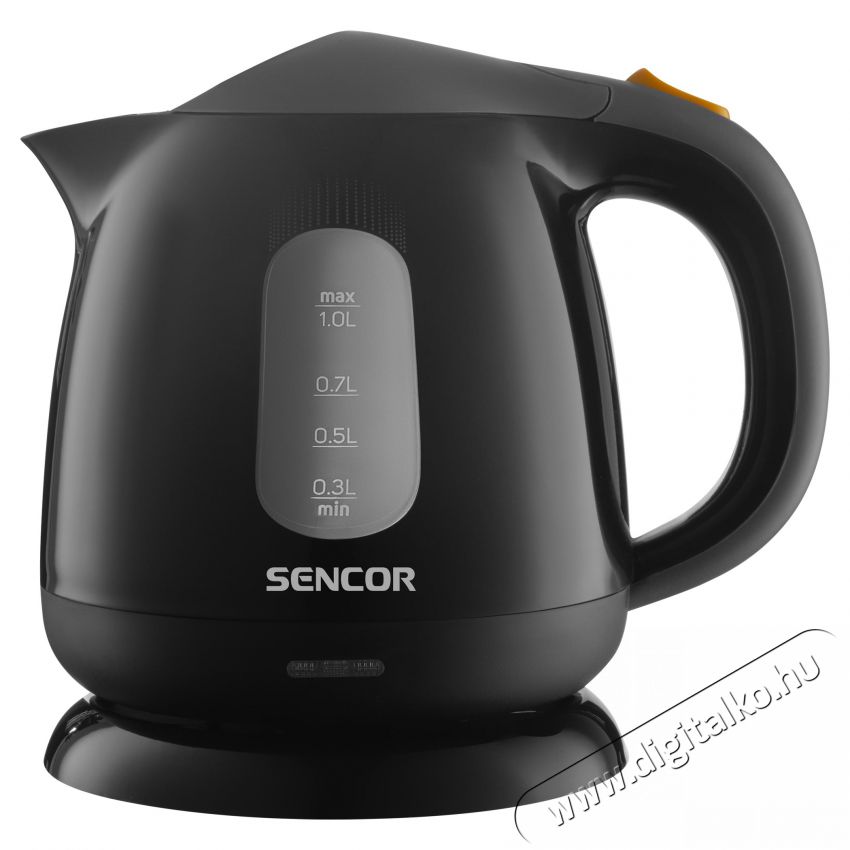 Sencor SWK 1101BK 1,0L-es fekete v&iacute;zforral&oacute; Konyhai term&eacute;kek - V&iacute;zforral&oacute; / teafőző - 502164