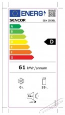Sencor SCM 3501BL Aut&oacute;s hűtőt&aacute;ska Konyhai term&eacute;kek - Hűtő, fagyaszt&oacute; (szabadon&aacute;ll&oacute;) - Hordozhat&oacute; hűtőt&aacute;ska - 531066