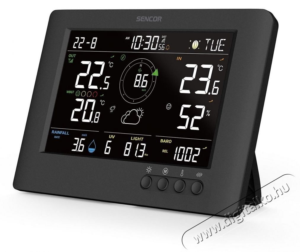 Sencor SWS 9500 Meteorol&oacute;giai &aacute;llom&aacute;s H&aacute;ztart&aacute;s / Otthon / K&uuml;lt&eacute;r - Lak&aacute;sfelszerel&eacute;s - Időj&aacute;r&aacute;s &aacute;llom&aacute;s - 531099