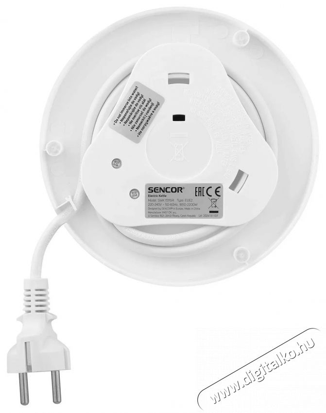 Sencor SWK 1515RD V&iacute;zforral&oacute; 1,5 L Konyhai term&eacute;kek - V&iacute;zforral&oacute; / teafőző - 531581