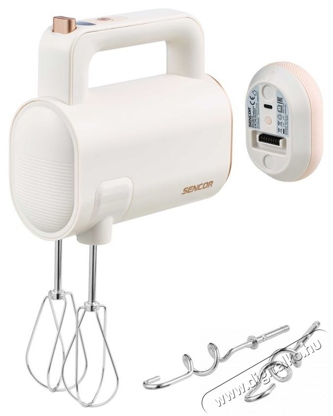 Sencor SHM 9130WH feh&eacute;r akkumul&aacute;toros k&eacute;zimixer Konyhai term&eacute;kek - Konyhai kisg&eacute;p (elők&eacute;sz&iacute;t&eacute;s / feldolgoz&aacute;s) - K&eacute;zi mixer - 539008