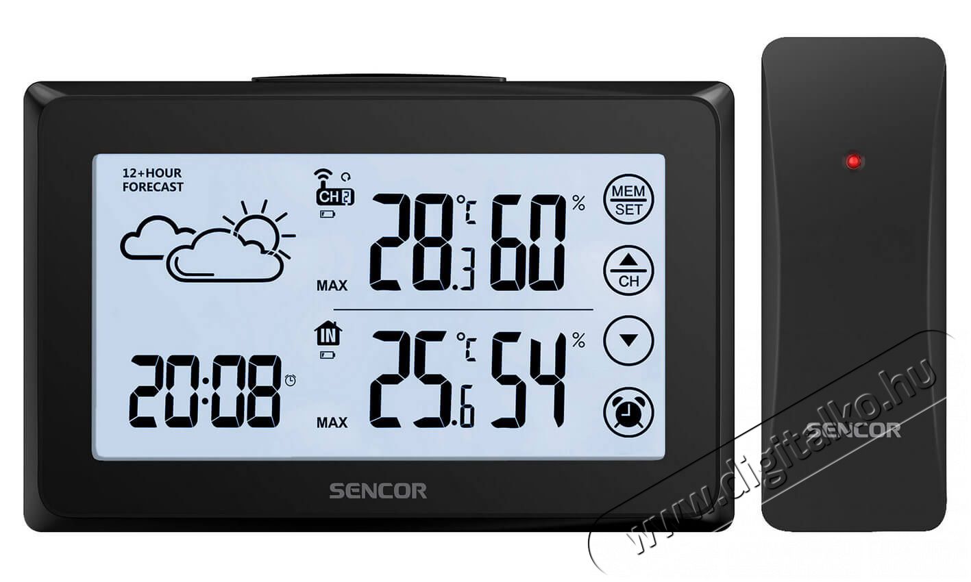 Sencor SWS2850 időj&aacute;r&aacute;s &aacute;llom&aacute;s H&aacute;ztart&aacute;s / Otthon / K&uuml;lt&eacute;r - Lak&aacute;sfelszerel&eacute;s - Időj&aacute;r&aacute;s &aacute;llom&aacute;s - 366824