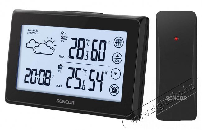 Sencor SWS2850 időj&aacute;r&aacute;s &aacute;llom&aacute;s H&aacute;ztart&aacute;s / Otthon / K&uuml;lt&eacute;r - Lak&aacute;sfelszerel&eacute;s - Időj&aacute;r&aacute;s &aacute;llom&aacute;s - 366824
