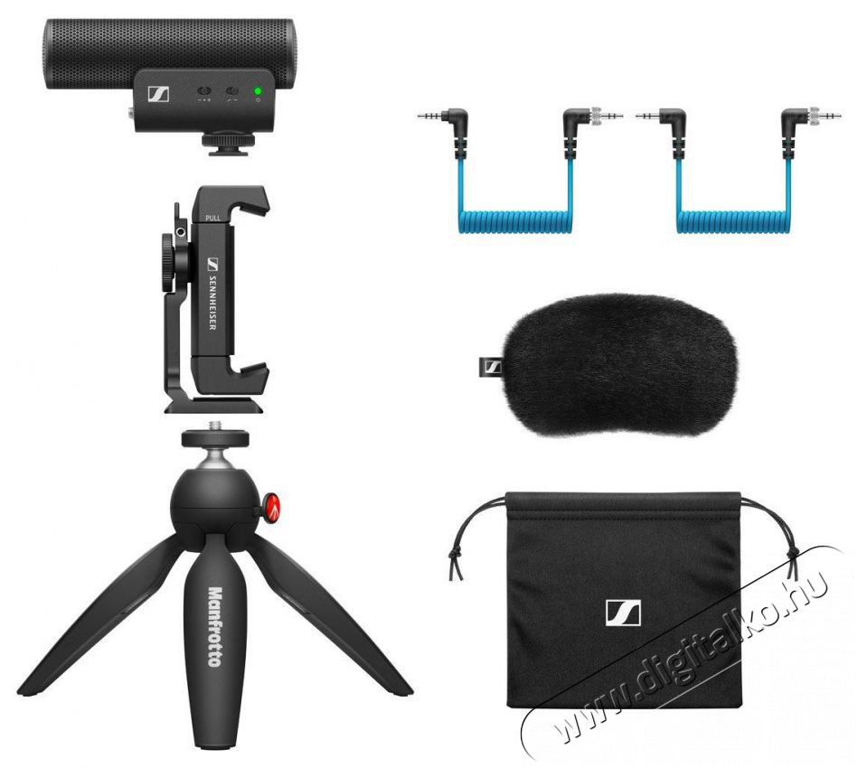 Sennheiser MKE 400 kit Fot&oacute;-Vide&oacute; kieg&eacute;sz&iacute;tők - Mikrofon - Akci&oacute;s mikrofon szett - 525960