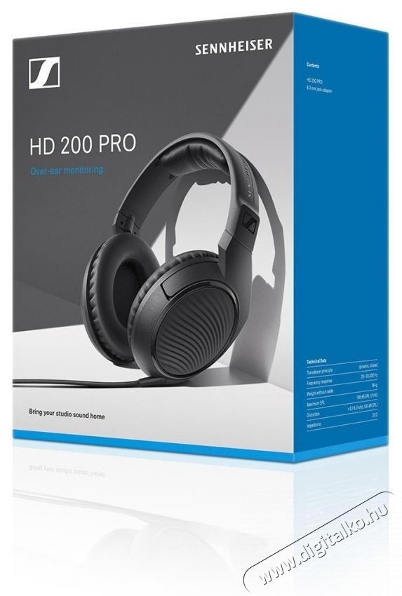 Sennheiser HD 200 PRO FEJHALLGAT&Oacute; Audio-Video / Hifi / Multim&eacute;dia - F&uuml;l &eacute;s Fejhallgat&oacute;k - Fejhallgat&oacute; - 470079