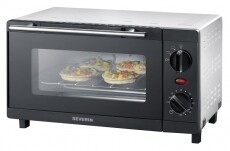 Severin TO2052 mini sütő - fekete Konyhai termékek - Sütő-főzőlap, tűzhely (szabadonálló) - Mini sütő / mini grill / mini konyha - 331179