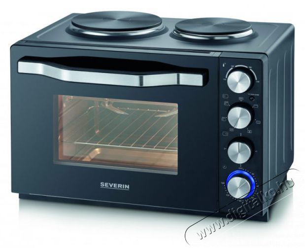 Severin TO 2074 Minis&uuml;tő Konyhai term&eacute;kek - S&uuml;tő-főzőlap, tűzhely (szabadon&aacute;ll&oacute;) - Mini s&uuml;tő / mini grill / mini konyha - 386477