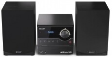 SHARP XL-B512BK Bluetooth mikrohifi rendszer - fekete, fa hangsz&oacute;r&oacute;kkal Audio-Video / Hifi / Multim&eacute;dia - Hifi - Sztere&oacute; - Mikro-, mini hifi rendszer - 369933