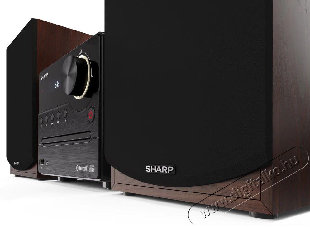 SHARP XL-B512BR Bluetooth mikrohifi rendszer - barna, fa hangsz&oacute;r&oacute;kkal Audio-Video / Hifi / Multim&eacute;dia - Hifi - Sztere&oacute; - Mikro-, mini hifi rendszer - 369934