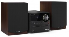 SHARP XL-B512BR Bluetooth mikrohifi rendszer - barna, fa hangszórókkal Audio-Video / Hifi / Multimédia - Hifi - Sztereó - Mikro-, mini hifi rendszer - 369934