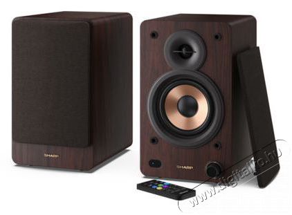 SHARP CP-SS30BR 2.0 Polchangsz&oacute;r&oacute; - barna Audio-Video / Hifi / Multim&eacute;dia - Hangfal - Hangfalszett - Polc / &aacute;llv&aacute;nyos/ h&aacute;tt&eacute;r hangsug&aacute;rz&oacute; - 403808