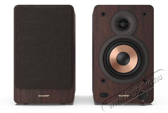 SHARP CP-SS30BR 2.0 Polchangsz&oacute;r&oacute; - barna Audio-Video / Hifi / Multim&eacute;dia - Hangfal - Hangfalszett - Polc / &aacute;llv&aacute;nyos/ h&aacute;tt&eacute;r hangsug&aacute;rz&oacute; - 403808
