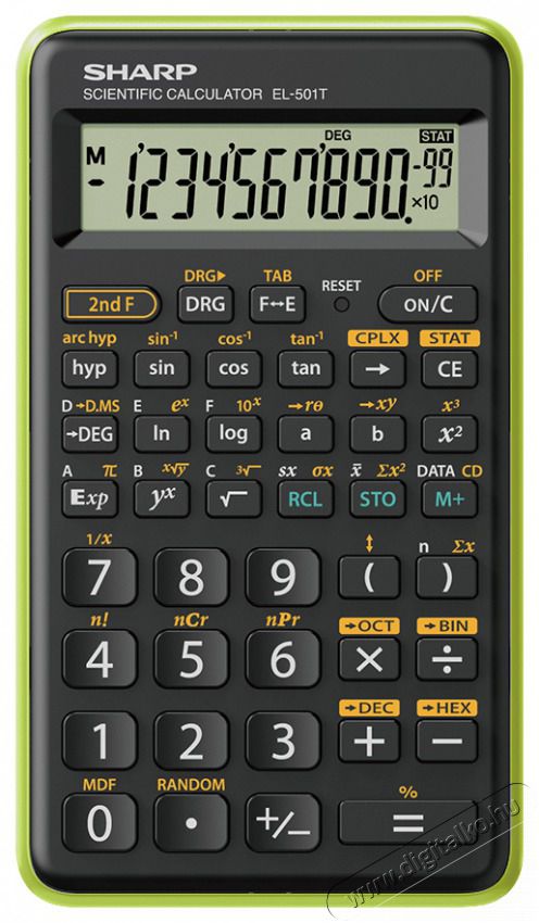 SHARP EL501TBGR 146 funkci&oacute;s tudom&aacute;nyos sz&aacute;mol&oacute;g&eacute;p Iroda &eacute;s sz&aacute;m&iacute;t&aacute;stechnika - Sz&aacute;mol&oacute;g&eacute;p - Tudom&aacute;nyos - 456796