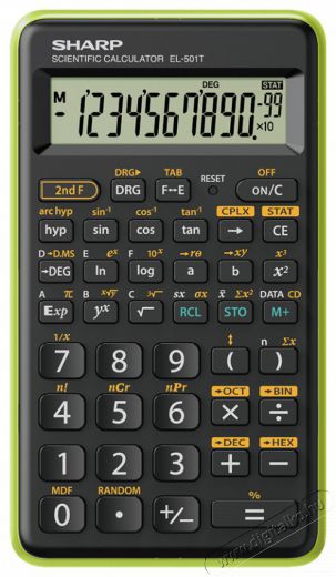 SHARP EL501TBGR 146 funkci&oacute;s tudom&aacute;nyos sz&aacute;mol&oacute;g&eacute;p Iroda &eacute;s sz&aacute;m&iacute;t&aacute;stechnika - Sz&aacute;mol&oacute;g&eacute;p - Tudom&aacute;nyos - 456796