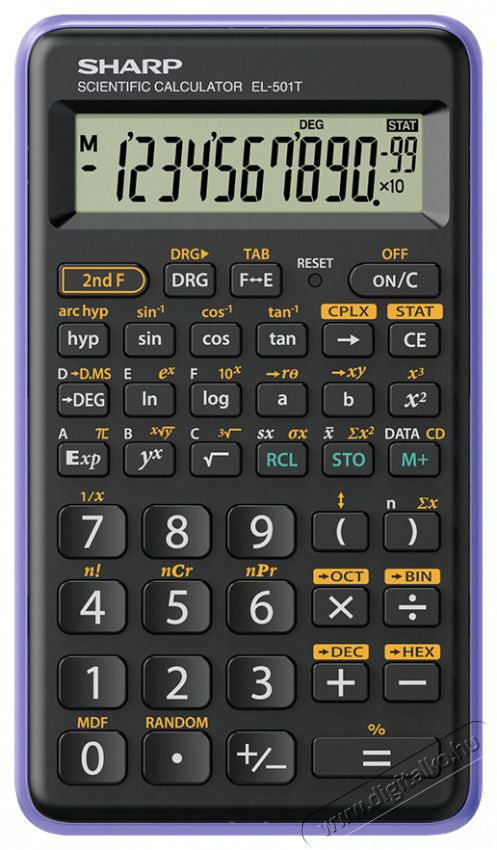 SHARP EL501TBVL 146 funkci&oacute;s tudom&aacute;nyos sz&aacute;mol&oacute;g&eacute;p Iroda &eacute;s sz&aacute;m&iacute;t&aacute;stechnika - Sz&aacute;mol&oacute;g&eacute;p - Tudom&aacute;nyos - 456795