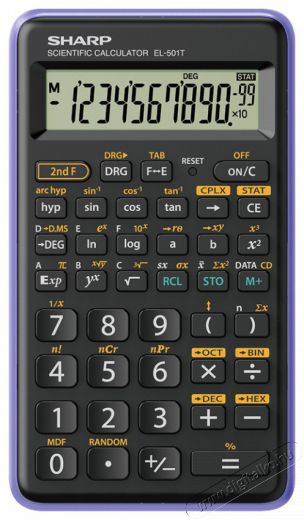 SHARP EL501TBVL 146 funkci&oacute;s tudom&aacute;nyos sz&aacute;mol&oacute;g&eacute;p Iroda &eacute;s sz&aacute;m&iacute;t&aacute;stechnika - Sz&aacute;mol&oacute;g&eacute;p - Tudom&aacute;nyos - 456795