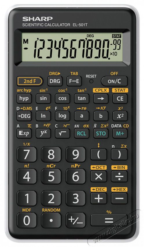 SHARP EL501TBWH 146 funkci&oacute;s tudom&aacute;nyos sz&aacute;mol&oacute;g&eacute;p Iroda &eacute;s sz&aacute;m&iacute;t&aacute;stechnika - Sz&aacute;mol&oacute;g&eacute;p - Tudom&aacute;nyos - 456792
