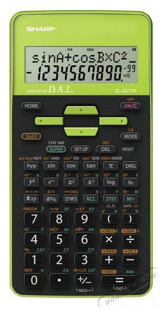 SHARP EL531THBGR 273 funkci&oacute;s tudom&aacute;nyos sz&aacute;mol&oacute;g&eacute;p Iroda &eacute;s sz&aacute;m&iacute;t&aacute;stechnika - Sz&aacute;mol&oacute;g&eacute;p - Tudom&aacute;nyos - 456832