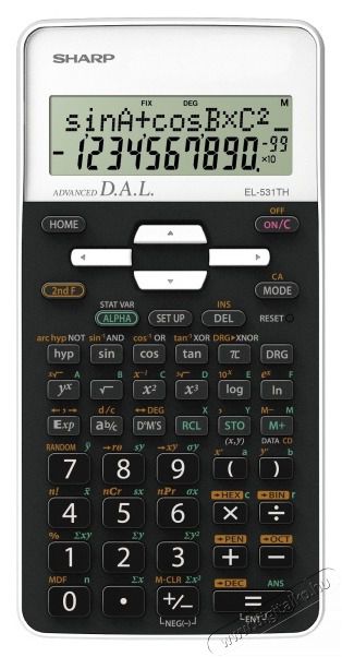 SHARP EL531THBWH 273 funkci&oacute;s tudom&aacute;nyos sz&aacute;mol&oacute;g&eacute;p Iroda &eacute;s sz&aacute;m&iacute;t&aacute;stechnika - Sz&aacute;mol&oacute;g&eacute;p - Tudom&aacute;nyos - 456831