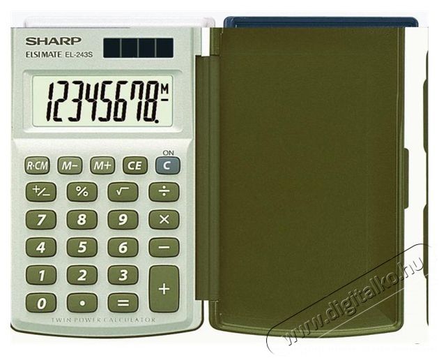 SHARP EL243S alapműveletes zsebsz&aacute;mol&oacute;g&eacute;p Iroda &eacute;s sz&aacute;m&iacute;t&aacute;stechnika - Sz&aacute;mol&oacute;g&eacute;p - Zsebsz&aacute;mol&oacute;g&eacute;p - 456975