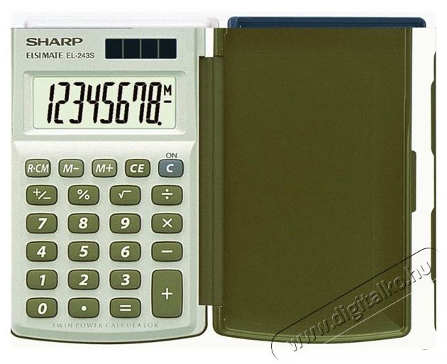 SHARP EL243S alapműveletes zsebsz&aacute;mol&oacute;g&eacute;p Iroda &eacute;s sz&aacute;m&iacute;t&aacute;stechnika - Sz&aacute;mol&oacute;g&eacute;p - Zsebsz&aacute;mol&oacute;g&eacute;p - 456975