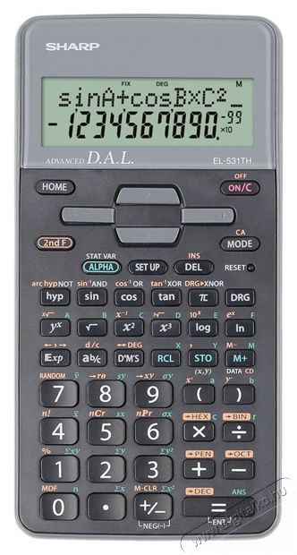 SHARP EL531THBGY 273 funkci&oacute;s tudom&aacute;nyos sz&aacute;mol&oacute;g&eacute;p Iroda &eacute;s sz&aacute;m&iacute;t&aacute;stechnika - Sz&aacute;mol&oacute;g&eacute;p - Tudom&aacute;nyos - 456976