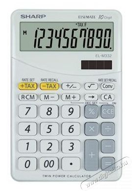 SHARP ELM332BWH napelemes asztali sz&aacute;mol&oacute;g&eacute;p Iroda &eacute;s sz&aacute;m&iacute;t&aacute;stechnika - Sz&aacute;mol&oacute;g&eacute;p - Irodai - 456762