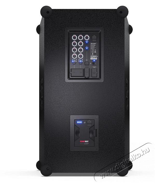 SHARP CP-LS200 SUMOBOX PRO nagy teljes&iacute;tm&eacute;nyű hordozhat&oacute; hangsz&oacute;r&oacute; Audio-Video / Hifi / Multim&eacute;dia - Hangfal - Hangfalszett - H&aacute;l&oacute;zatr&oacute;l műk&ouml;dő vezet&eacute;k n&eacute;lk&uuml;li hangsug&aacute;rz&oacute; - 493203
