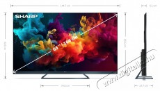 SHARP 65FQ5EG 164cm-es 4K UHD 144Hz Quantum Dot Sharp Google TV Harman Kardon hangsz&oacute;r&oacute;kkal Telev&iacute;zi&oacute;k - LED telev&iacute;zi&oacute; - UHD 4K felbont&aacute;s&uacute; - 494541
