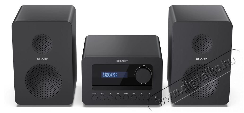 SHARP XL-B514(BK) Tokyo FM bluetooth mikrohifi rendszer fekete fa hangsz&oacute;r&oacute;kkal Audio-Video / Hifi / Multim&eacute;dia - Hifi - Sztere&oacute; - Mikro-, mini hifi rendszer - 494543