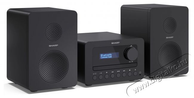 SHARP XL-B514(BK) Tokyo FM bluetooth mikrohifi rendszer fekete fa hangsz&oacute;r&oacute;kkal Audio-Video / Hifi / Multim&eacute;dia - Hifi - Sztere&oacute; - Mikro-, mini hifi rendszer - 494543