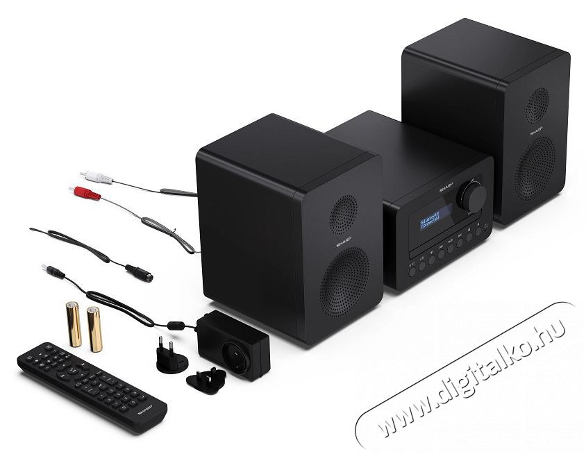 SHARP XL-B514(BK) Tokyo FM bluetooth mikrohifi rendszer fekete fa hangsz&oacute;r&oacute;kkal Audio-Video / Hifi / Multim&eacute;dia - Hifi - Sztere&oacute; - Mikro-, mini hifi rendszer - 494543