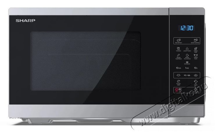 SHARP YC-MS252AE-S 25L, digit&aacute;lis mikrohull&aacute;m&uacute; s&uuml;tő, ez&uuml;st/fekete Konyhai term&eacute;kek - Mikrohull&aacute;m&uacute; s&uuml;tő - Mikrohull&aacute;m&uacute; s&uuml;tő (szabadon&aacute;ll&oacute;) - 495980