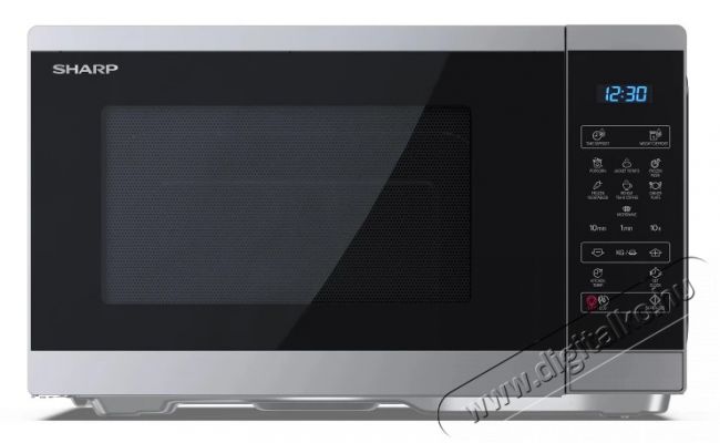 SHARP YC-MS252AE-S 25L, digit&aacute;lis mikrohull&aacute;m&uacute; s&uuml;tő, ez&uuml;st/fekete Konyhai term&eacute;kek - Mikrohull&aacute;m&uacute; s&uuml;tő - Mikrohull&aacute;m&uacute; s&uuml;tő (szabadon&aacute;ll&oacute;) - 495980