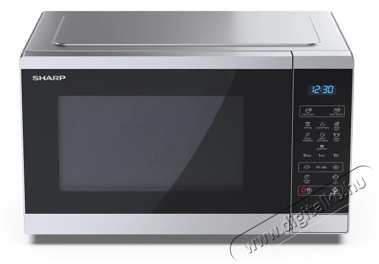 SHARP YC-MS252AE-S 25L, digit&aacute;lis mikrohull&aacute;m&uacute; s&uuml;tő, ez&uuml;st/fekete Konyhai term&eacute;kek - Mikrohull&aacute;m&uacute; s&uuml;tő - Mikrohull&aacute;m&uacute; s&uuml;tő (szabadon&aacute;ll&oacute;) - 495980