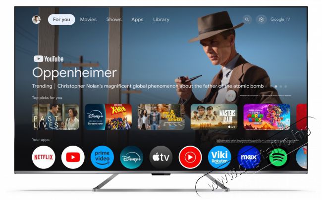 SHARP 75GP7265E 189cm-es 4K UHD QLED Google TV Harman/Kardon hangsz&oacute;r&oacute;kkal Telev&iacute;zi&oacute;k - LED telev&iacute;zi&oacute; - UHD 4K felbont&aacute;s&uacute; - 499838