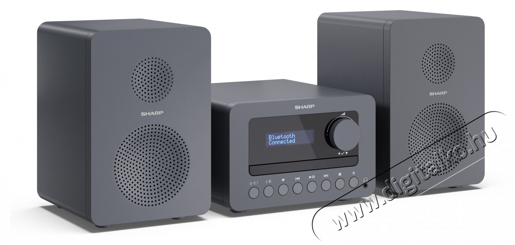 SHARP XL-B514(GY) Tokyo FM bluetooth mikrohifi rendszer sz&uuml;rke fa hangsz&oacute;r&oacute;kkal Audio-Video / Hifi / Multim&eacute;dia - Hifi - Sztere&oacute; - Mikro-, mini hifi rendszer - 505307