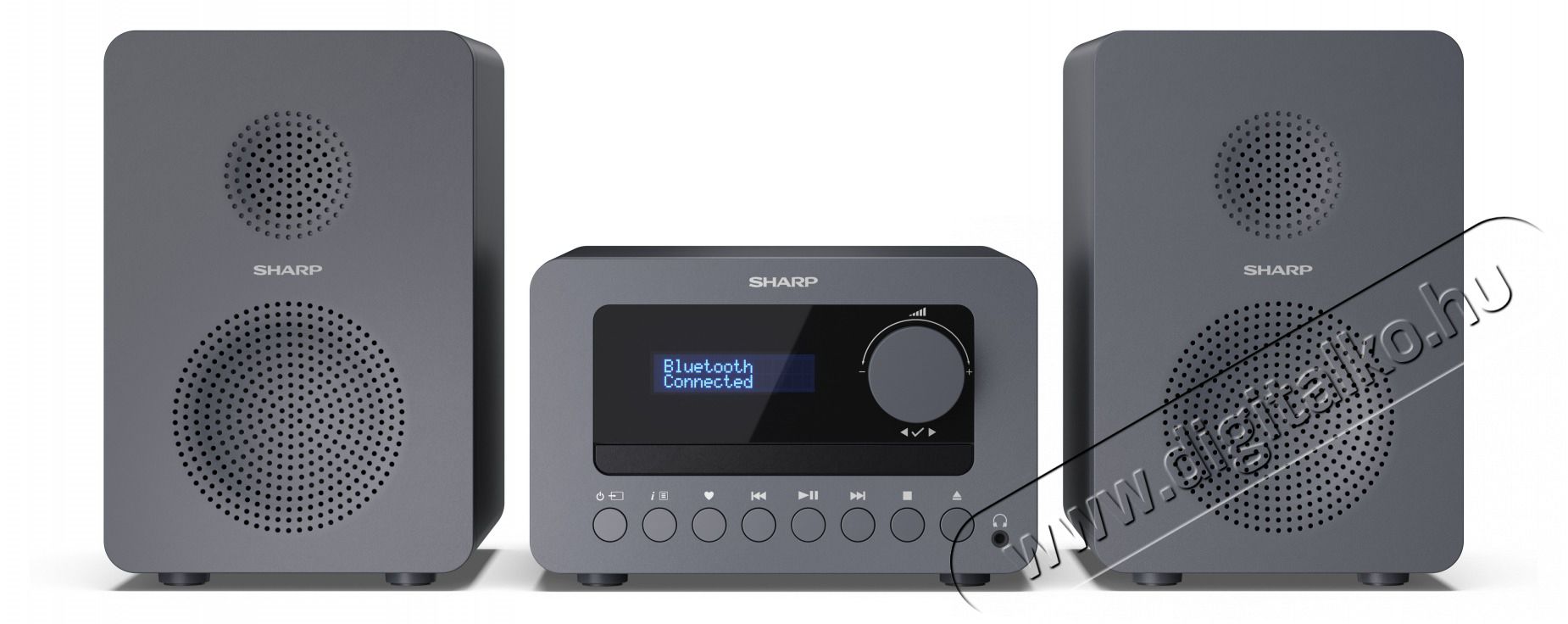 SHARP XL-B514(GY) Tokyo FM bluetooth mikrohifi rendszer sz&uuml;rke fa hangsz&oacute;r&oacute;kkal Audio-Video / Hifi / Multim&eacute;dia - Hifi - Sztere&oacute; - Mikro-, mini hifi rendszer - 505307