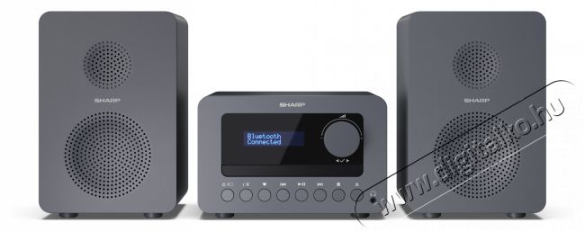 SHARP XL-B514(GY) Tokyo FM bluetooth mikrohifi rendszer sz&uuml;rke fa hangsz&oacute;r&oacute;kkal Audio-Video / Hifi / Multim&eacute;dia - Hifi - Sztere&oacute; - Mikro-, mini hifi rendszer - 505307