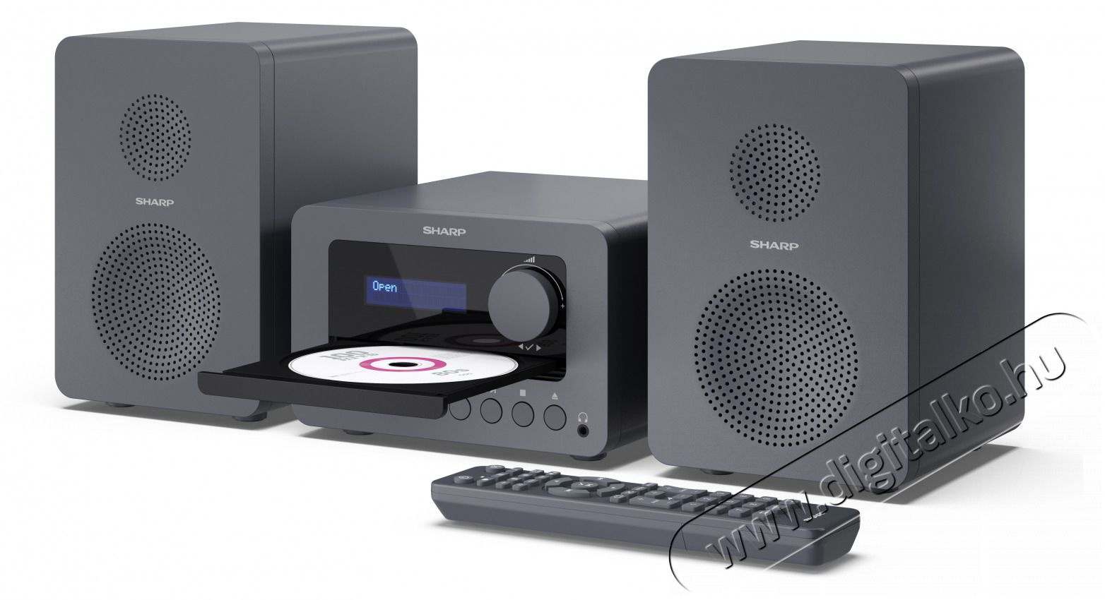 SHARP XL-B514(GY) Tokyo FM bluetooth mikrohifi rendszer sz&uuml;rke fa hangsz&oacute;r&oacute;kkal Audio-Video / Hifi / Multim&eacute;dia - Hifi - Sztere&oacute; - Mikro-, mini hifi rendszer - 505307