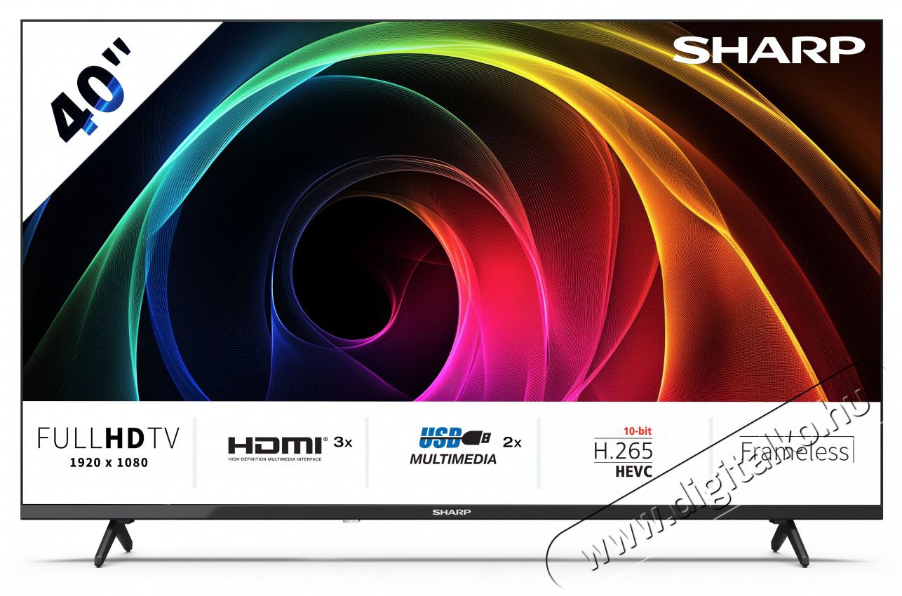 SHARP 40HA1205E 101cm-es Full HD LED TV Telev&iacute;zi&oacute;k - LED telev&iacute;zi&oacute; - 1080p Full HD felbont&aacute;s&uacute; - 505448