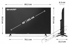 SHARP 40HA1205E 101cm-es Full HD LED TV Telev&iacute;zi&oacute;k - LED telev&iacute;zi&oacute; - 1080p Full HD felbont&aacute;s&uacute; - 505448