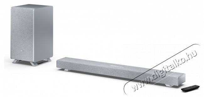 SHARP Q HT-SBW53121(SL) 3.1.2 Dolby Atmos / DTS:X hangprojektor vezet&eacute;k n&eacute;lk&uuml;li m&eacute;lynyom&oacute;val ez&uuml;st Audio-Video / Hifi / Multim&eacute;dia - Hangprojektor / soundbar - M&eacute;lyl&aacute;d&aacute;val - 505450