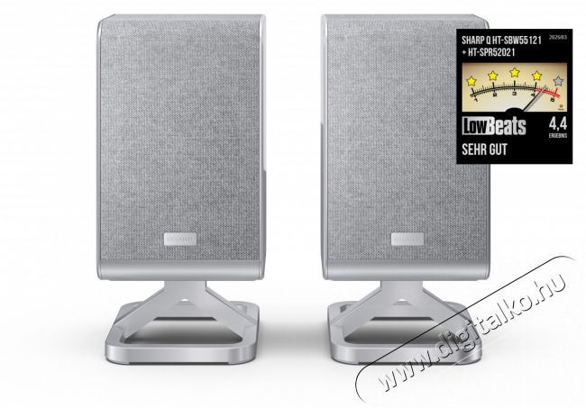 SHARP Q HT-SPR52021(SL) 2.0.2 Vezet&eacute;k n&eacute;lk&uuml;li h&aacute;ts&oacute; hangsug&aacute;rz&oacute;p&aacute;r, ez&uuml;st Audio-Video / Hifi / Multim&eacute;dia - Hordozhat&oacute;, vezet&eacute;k n&eacute;lk&uuml;li / bluetooth hangsug&aacute;rz&oacute; - Hordozhat&oacute;, vezet&eacute;k n&eacute;lk&uuml;li / bluetooth hangsug&aacute;rz&oacute; - 505454