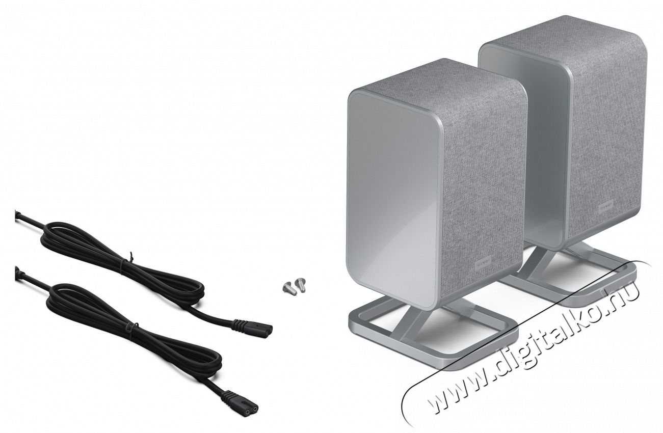 SHARP Q HT-SPR52021(SL) 2.0.2 Vezet&eacute;k n&eacute;lk&uuml;li h&aacute;ts&oacute; hangsug&aacute;rz&oacute;p&aacute;r, ez&uuml;st Audio-Video / Hifi / Multim&eacute;dia - Hordozhat&oacute;, vezet&eacute;k n&eacute;lk&uuml;li / bluetooth hangsug&aacute;rz&oacute; - Hordozhat&oacute;, vezet&eacute;k n&eacute;lk&uuml;li / bluetooth hangsug&aacute;rz&oacute; - 505454