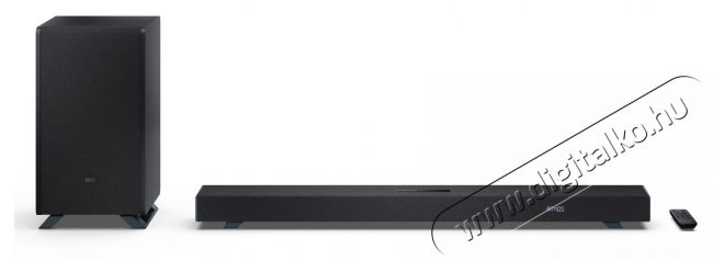 SHARP Q HT-SBW53121(BK) 3.1.2 Dolby Atmos / DTS:X hangprojektor vezet&eacute;k n&eacute;lk&uuml;li m&eacute;lynyom&oacute;val fekete Audio-Video / Hifi / Multim&eacute;dia - Hangprojektor / soundbar - M&eacute;lyl&aacute;d&aacute;val - 505449
