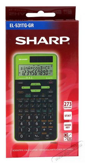 SHARP EL-531TGGY 273 funkci&oacute;s tudom&aacute;nyos sz&aacute;mol&oacute;g&eacute;p Iroda &eacute;s sz&aacute;m&iacute;t&aacute;stechnika - Sz&aacute;mol&oacute;g&eacute;p - Zsebsz&aacute;mol&oacute;g&eacute;p - 506901