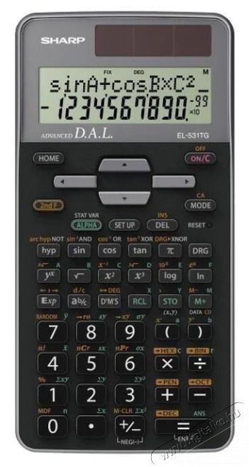 SHARP EL-531TGGY 273 funkci&oacute;s tudom&aacute;nyos sz&aacute;mol&oacute;g&eacute;p Iroda &eacute;s sz&aacute;m&iacute;t&aacute;stechnika - Sz&aacute;mol&oacute;g&eacute;p - Zsebsz&aacute;mol&oacute;g&eacute;p - 506901
