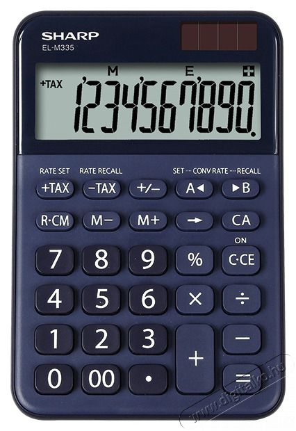 SHARP ELM-335B-BL napelemes asztali sz&aacute;mol&oacute;g&eacute;p Iroda &eacute;s sz&aacute;m&iacute;t&aacute;stechnika - Sz&aacute;mol&oacute;g&eacute;p - Zsebsz&aacute;mol&oacute;g&eacute;p - 508563