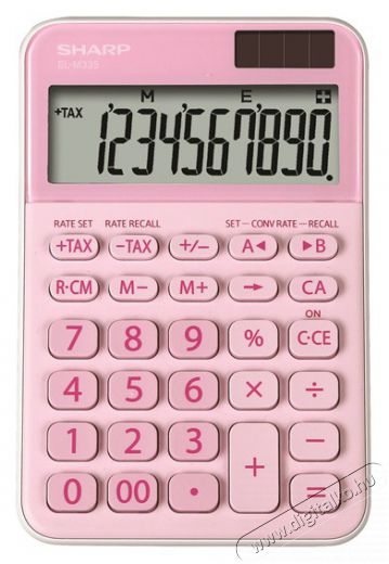 SHARP ELM-335B-PK napelemes asztali sz&aacute;mol&oacute;g&eacute;p Iroda &eacute;s sz&aacute;m&iacute;t&aacute;stechnika - Sz&aacute;mol&oacute;g&eacute;p - Zsebsz&aacute;mol&oacute;g&eacute;p - 508565